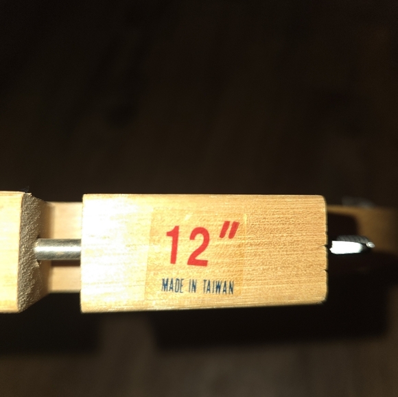 Wooden Quilting Embroidery Hand Sewing Hoops Wing Nut Lot of 3 Taiwan - Picture 7 of 7